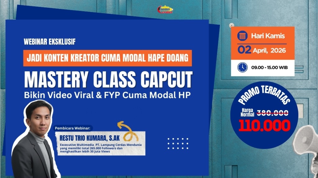 CapCut Mastery Class Webinar Slide & Banner